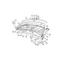 TR2 - TR3 - TR3A  -  WINDSCREEN, FITTINGS & REAR VIEW MIRROR