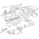 REAR BODY & FLOOR PANELS TR2 - TR3 - TR3A TO TS60000