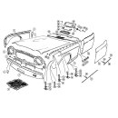 FRONTBLECHE & BEFESTIGUNG AUSSEN & TÜRBLECHE  TR4 - TR4A