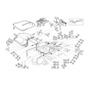 TR4A  -  HOOD, FRAME & TONNEAU