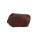 Kopfst&uuml;tzenbezug Vinyl, kastanienbraun - chestnut, grobe Maserung