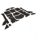 CARPET SET, NYLON, BLACK, RHD