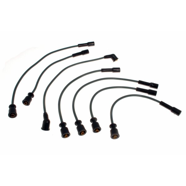 IGNITION CABLE SET SILICONE BLACK