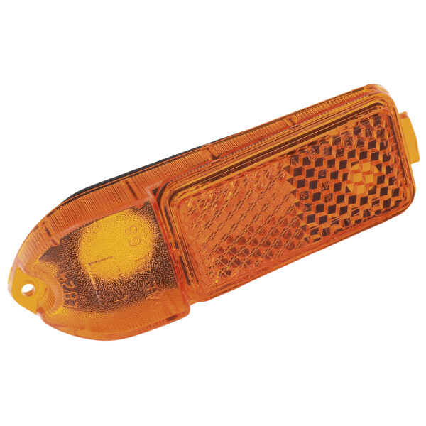 INDICATOR LENS, AMBER, PLASTIC, US SPEC., LH, L824 , L54579190
