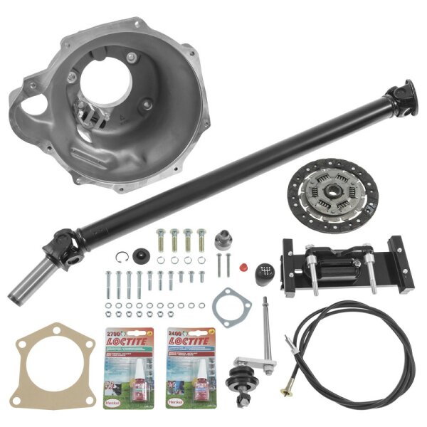 FIVE SPEED CONVERSION KIT, HIGH MOUNT. STARTER, LHD