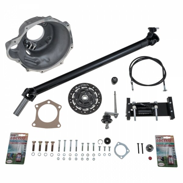 FIVE SPEED CONVERSION KIT, HIGH MOUNT. STARTER, MGA RHD