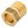 PIPE NUT BRASS 5/16 MALE, 1/2&quot; THREAD