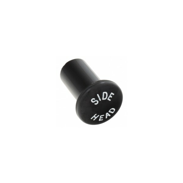 LIGHT SWITCH CONTROL KNOB, BLACK, &quot; SIDE AND HEAD &quot; LETTERING