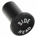 LIGHT SWITCH CONTROL KNOB, BLACK, &quot; SIDE AND HEAD...