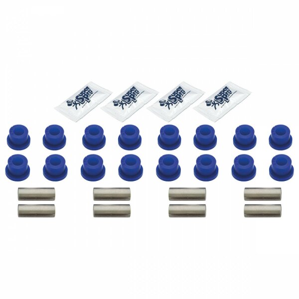 BUSH SET, FRONT WISHBONE, POLYURETHANE, AXLE SET