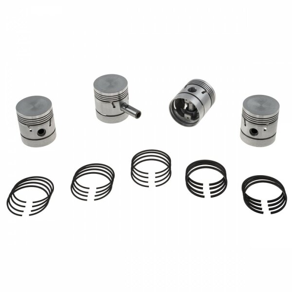 PISTON SET 848CC ENGINES, 8.3:1, STANDARD