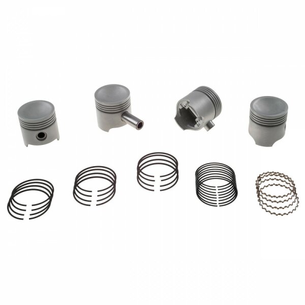 PISTON SET, ENGINE SET, 8.8:1 CR, HIGH COMPRESSION, DISHED, +0.060&quot;