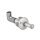CONTACT SWITCH ALL-METAL, WITH ANGLED CONNECTION FOR ROUND PLUG
