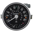 GAUGE, SPEEDO MINI 200 KPH, BLACK