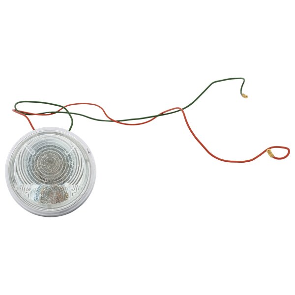 SIE/INDICATOR LAMP ROUND COMPLETE, WHITE LENS, L632, L52573