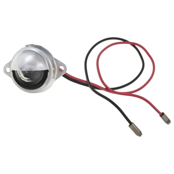 Nummernleuchte hinten, Halbkugel mit Blende, klar, L54364