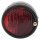 REAR LIGHT, ROUND, WITH NUMBERED COVER, BLACK HOUSING