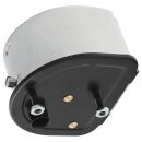 Lampe, Heckleuchte, D-Form mit Chromkappe