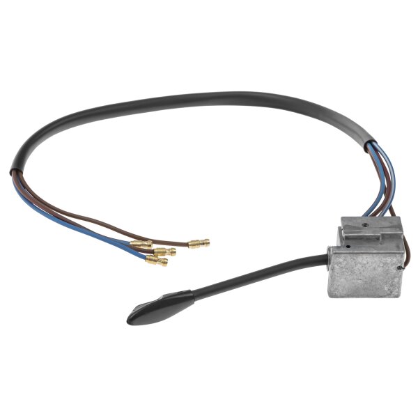 LIGHTNING/FLASHER SWITCH , 3-PIN, BLACK, LHD
