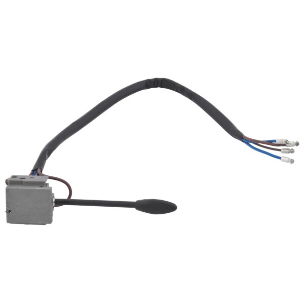 SWITCH LIGHT/FLASHER, 2 POSITION, BLACK, SHORT, LHD, 10.5 CM