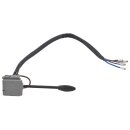 SWITCH LIGHT/FLASHER, 2 POSITION, BLACK, SHORT, LHD, 10.5 CM