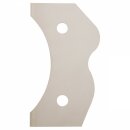 Schild Bremszangenbefestigung, Edelstahl