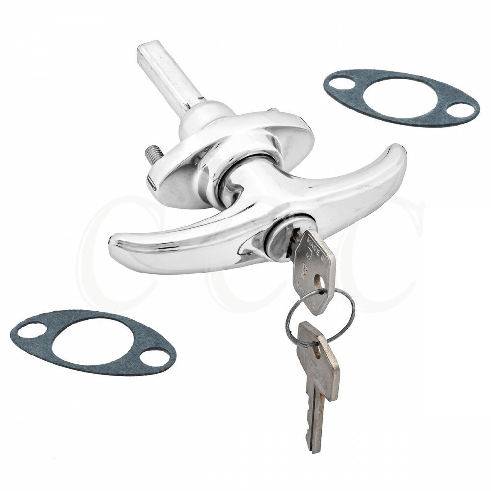 BOOT LID HANDLE, CHROME, WITH KEY - Your Shop for British Classic Car