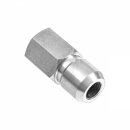 WHEEL NUT, DOME, STAINLESS STEEL