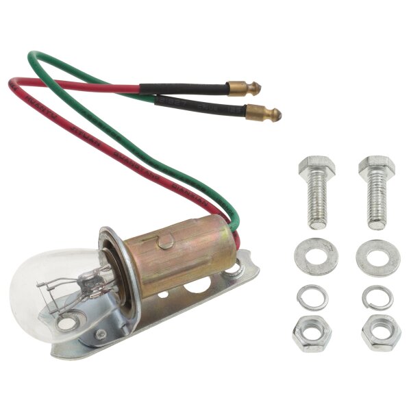 SIDE LAMP BULB HOLDER WITH 2 CONTACTS, OFFSET PINS, L1130