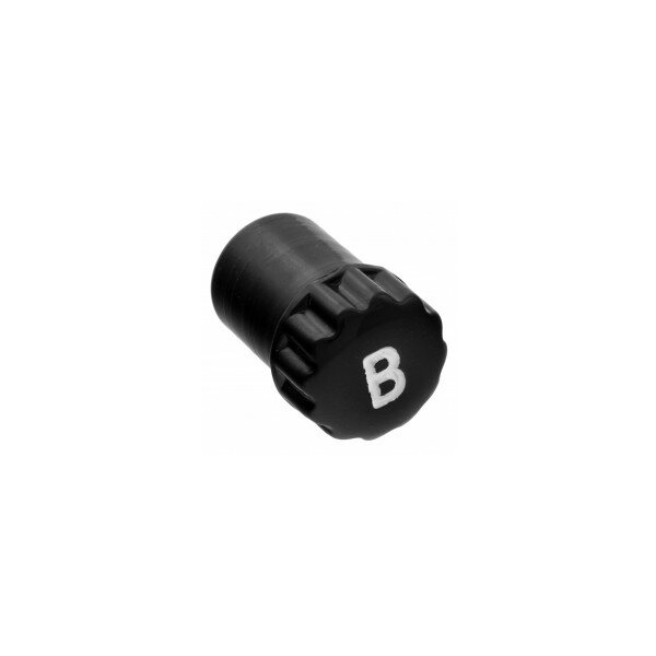 CONTROL KNOB HEATING/VENTILATION, BLACK, KNURLED, &quot; B &quot; 