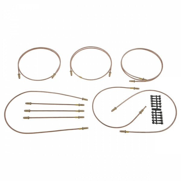 BRAKE PIPE SET, COPPER, RHD
