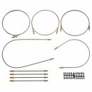 BRAKE PIPE SET, COPPER/NICKEL, LHD