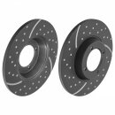 BRAKE DISC SET, GROOVED &amp; DOTTED, EBC, PAIR