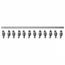 ROCKER SHAFT &amp; ROCKERS, 12 BUSHED ROCKERS