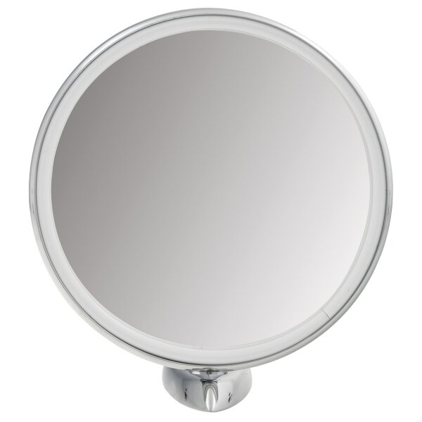 DOOR MIRROR RACING STYLE, DUAL BASE, 3.5&quot;, CHROME, FLAT