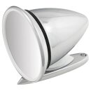 DOOR MIRROR RACING STYLE, DUAL BASE, 3.5&quot;, CHROME, FLAT