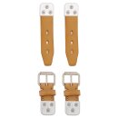 BONNET STRAP, TAN, WORKS STYLE,  PAIR