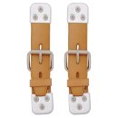 BONNET STRAP, TAN, WORKS STYLE,  PAIR