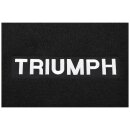 FOOTWELL MATS, EMBROIDERED PLUSH, BLACK, TR-LOGO