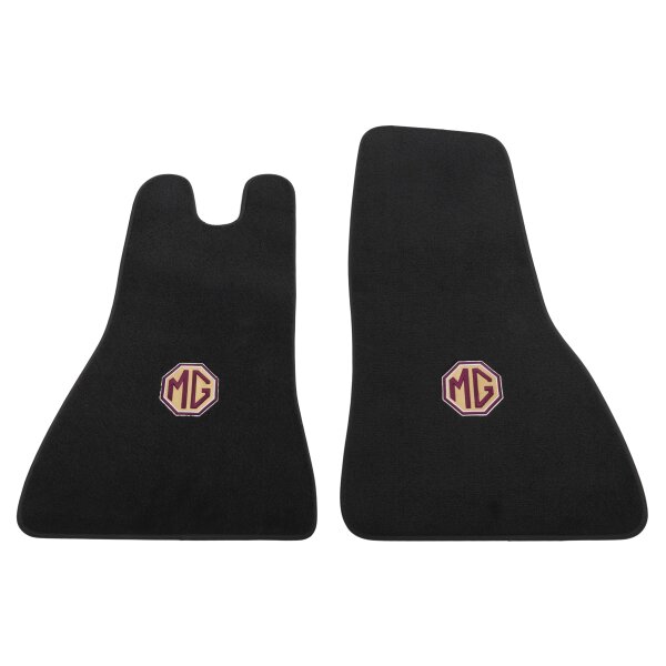 Fussmatten-Set,Teppich schwarz mit MG-Logo, LHD