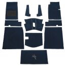 Teppich-Satz komplett, navy-blau, LHD