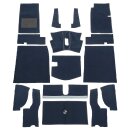 CARPET SET, COMPLETE, NAVY BLUE, LHD