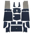 CARPET SET, COMPLETE, NAVY BLUE, LHD