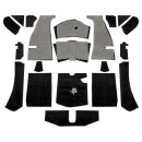 CARPET SET, COCKPIT MAIN, NYLON, BLACK, LHD