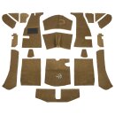 CARPET SET, COCKPIT MAIN, NYLON, HONEY TAN, LHD