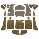 CARPET SET, COCKPIT MAIN, NYLON, HONEY TAN, LHD