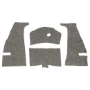 CARPET SET, COCKPIT MAIN, NYLON, GREY, LHD