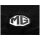 Abdeckung Ersatzrad,  14&quot;, Teppich schwarz, MG-Logo