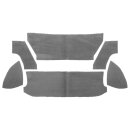 CARPET SET, COCKPIT REAR, NYLON, GREY