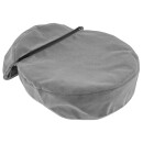WHEEL COVER, CARPET, GREY NYLON